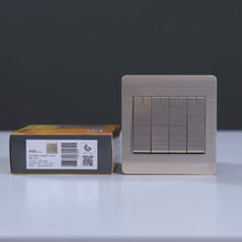 MILANO | 10A 4 Gang 1 Way Switch Gd | 210800100024