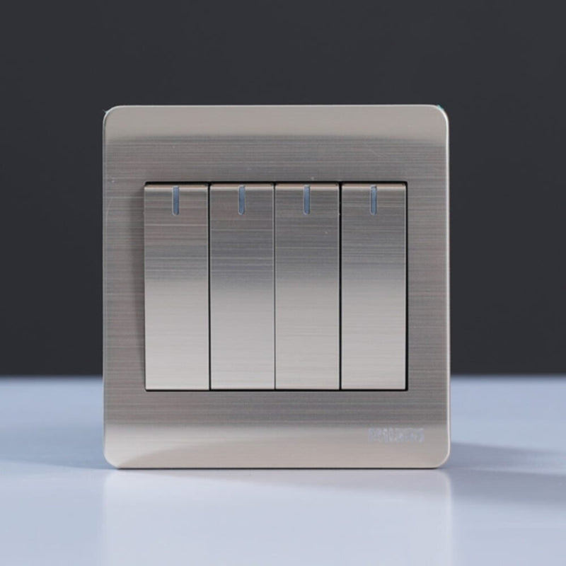 MILANO | 10A 4 Gang 2 Way Switch Gd | 210800100025