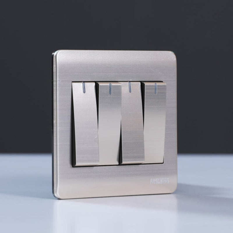 MILANO | 10A 4 Gang 2 Way Switch Gd | 210800100025