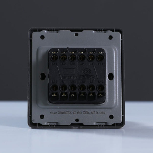 MILANO | 10A 4 Gang 2 Way Switch Gd | 210800100025