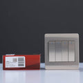 MILANO | 10A 4 Gang 2 Way Switch Gd | 210800100025