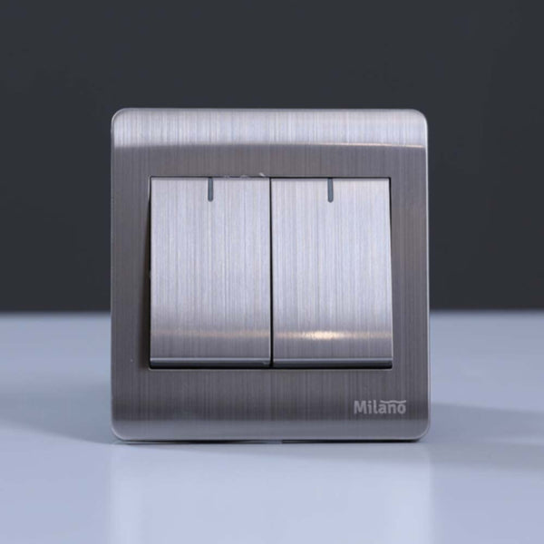 MILANO | 16A 2 Gang 2Way Switch Sl | 210800100029