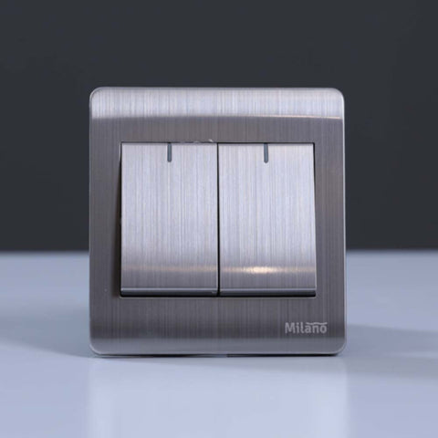 MILANO | 16A 2 Gang 2Way Switch Sl | 210800100029