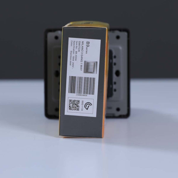 MILANO | 16A 3 Gang 1Way Switch Sl | 210800100030
