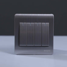 MILANO | 10A 4 Gang 1 Way Switch Sl | 210800100032