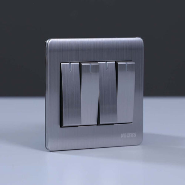 MILANO | 10A 4 Gang 1 Way Switch Sl | 210800100032
