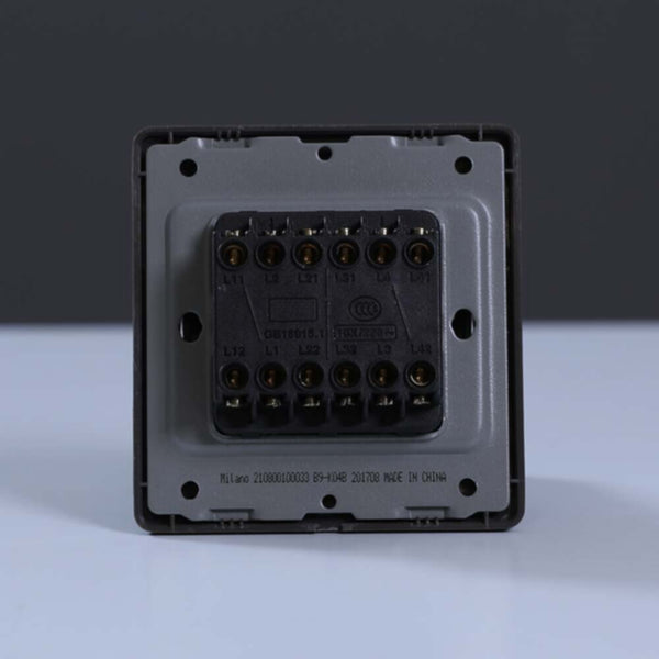 MILANO | 10A 4 Gang 2 Way Switch Sl | 210800100033