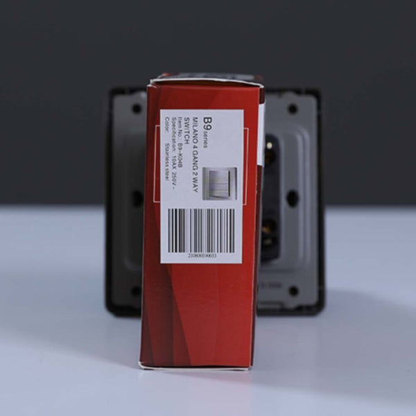 MILANO | 10A 4 Gang 2 Way Switch Sl | 210800100033