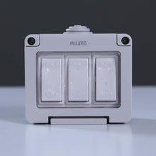 MILANO | Water-Proof 3Gang 2Way Switch Ip55 Cl3032 | 210800100036