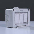 MILANO | Water-Proof 3Gang 2Way Switch Ip55 Cl3032 | 210800100036