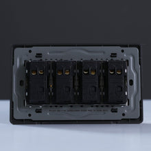 MILANO | 4 GANG 1 WAY SWITCH (3x6) GD | 210800100068