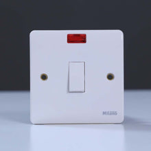 MILANO | 20A Dp Switch With Neon White | 210800300002