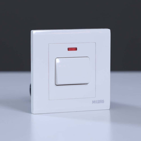 MILANO | 20A Dp With Neon -White | 210800300004