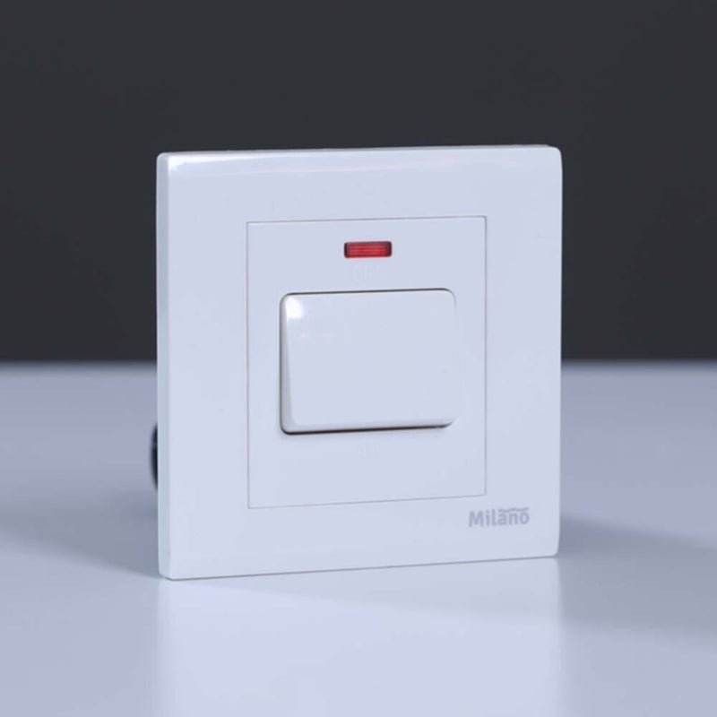 MILANO | 20A Dp With Neon -White | 210800300004
