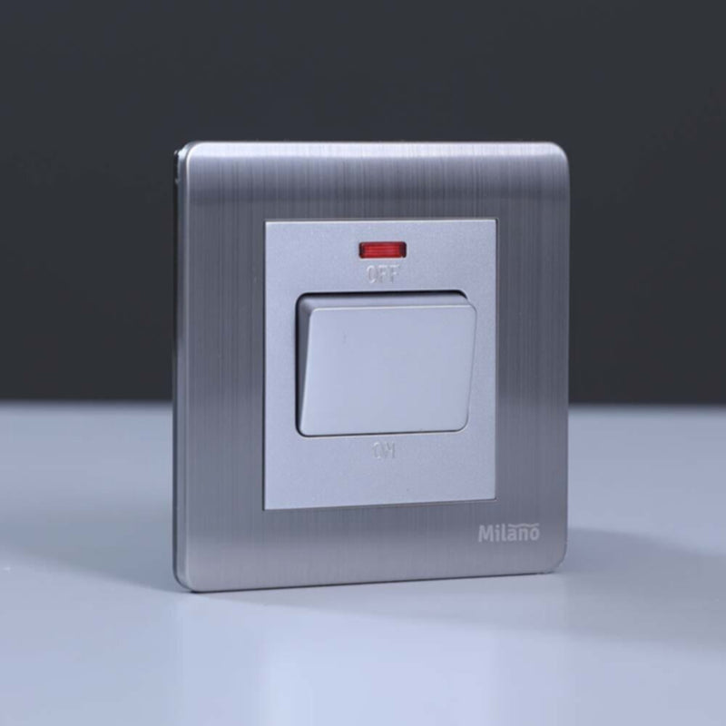 MILANO | 20A Dp Switch With Neon Sl | 210800300008