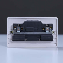 MILANO | 13A Double Switched Socket With Neon, Whit | 210800600003