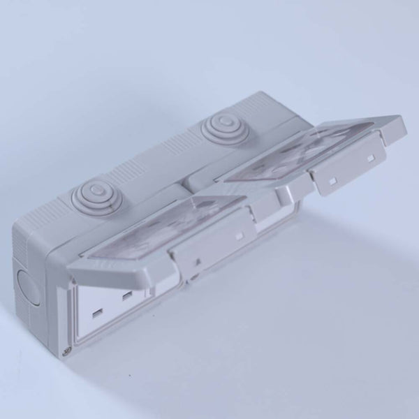 MILANO | Water-Proof 13A 2Gang Switched Socket Singl | 210800600015