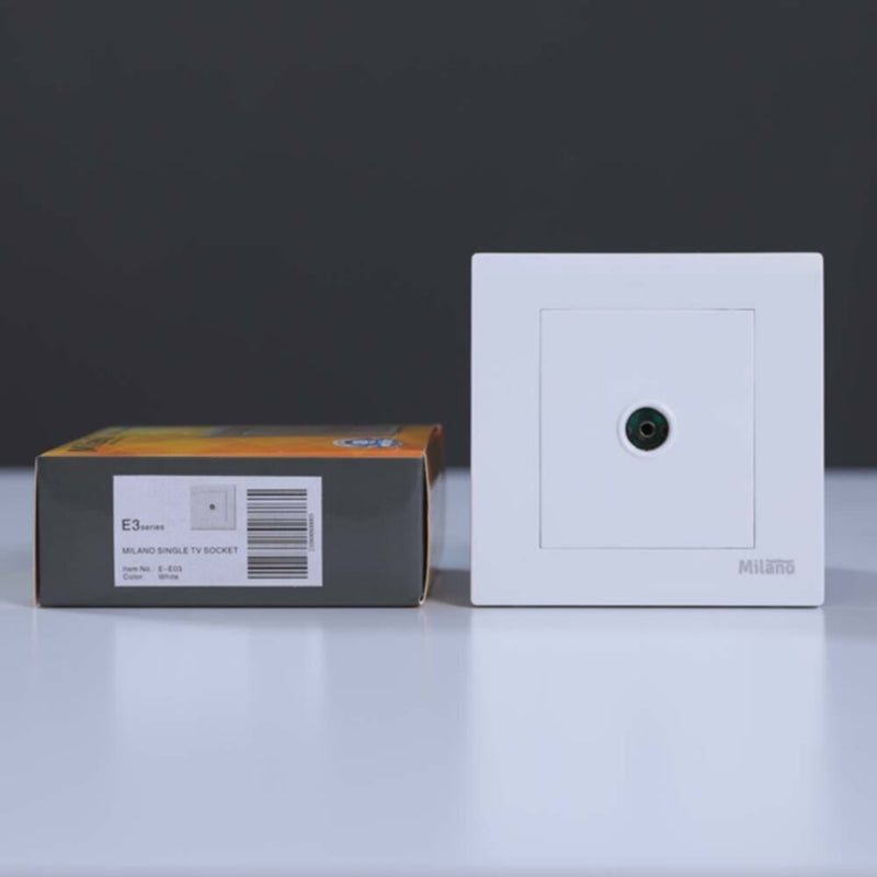 MILANO | Single Tv Socket | 210800800003