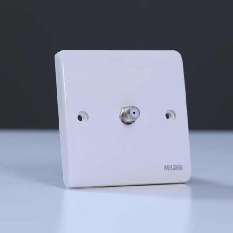 MILANO | 1 Gang Tv Socket | 210800900002