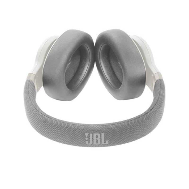 JBL | Lifestyle Over-Ear Bluetooth Noise-canceling Headphones - White | E65BTNC