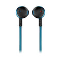 JBL | T205BT Pure Bass Wireless Metal Earbud Headphones with Mic - Blue