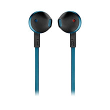 JBL | T205BT Pure Bass Wireless Metal Earbud Headphones with Mic - Blue