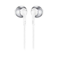 JBL | Pure Bass Wireless Metal Earbud Headphones with Mic - Silver | T205BT