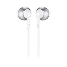 JBL | Pure Bass Wireless Metal Earbud Headphones with Mic - Silver | T205BT
