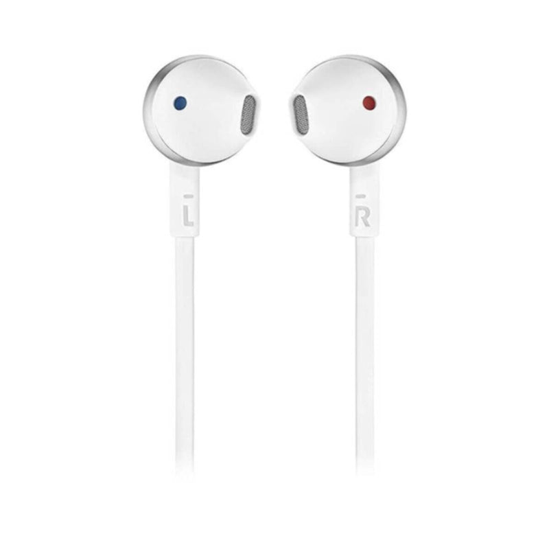 JBL | Pure Bass Wireless Metal Earbud Headphones with Mic - Silver | T205BT