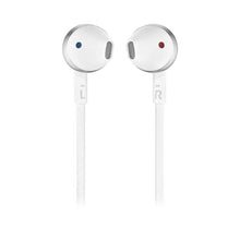 JBL | Pure Bass Wireless Metal Earbud Headphones with Mic - Silver | T205BT