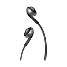 JBL | T205 Pure Bass Metal Earbud Headphones with Mic - Black