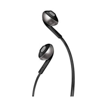 JBL | T205 Pure Bass Metal Earbud Headphones with Mic - Black