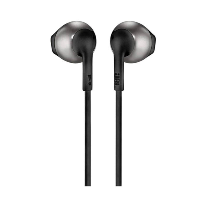 JBL | T205 Pure Bass Metal Earbud Headphones with Mic - Black