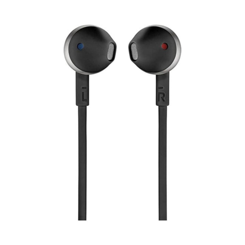 JBL | T205 Pure Bass Metal Earbud Headphones with Mic - Black