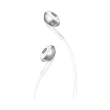 JBL | Pure Bass Metal Earbud Headphones with Mic - White | T205