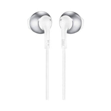 JBL | Pure Bass Metal Earbud Headphones with Mic - White | T205