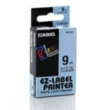 CASIO | Label Printer Black On Clear Tapes 9mm | XR-9X1-W-DJ1