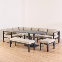 DANUBE | Arial 9-Seater Outdoor Sofa cum Dining Set | 231202705938