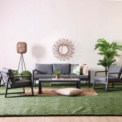 DANUBE | Roma 5-Seater Outdoor Sofa Set Grey | 231202705949