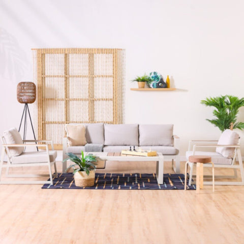 DANUBE | Roma 5-Seater Outdoor Sofa Set Cream | 231202705950