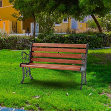 DANUBE | Wuden 3-Seater Park Bench - 120 cm | 231202705958