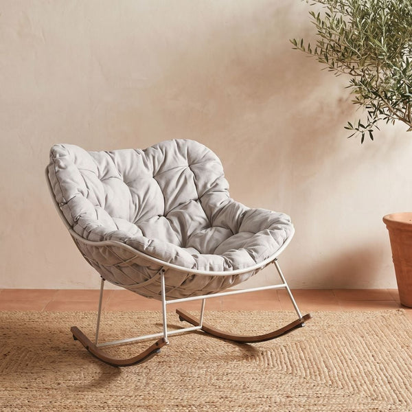 DANUBE | Emily Rocking Chair-Cream | 231202705977