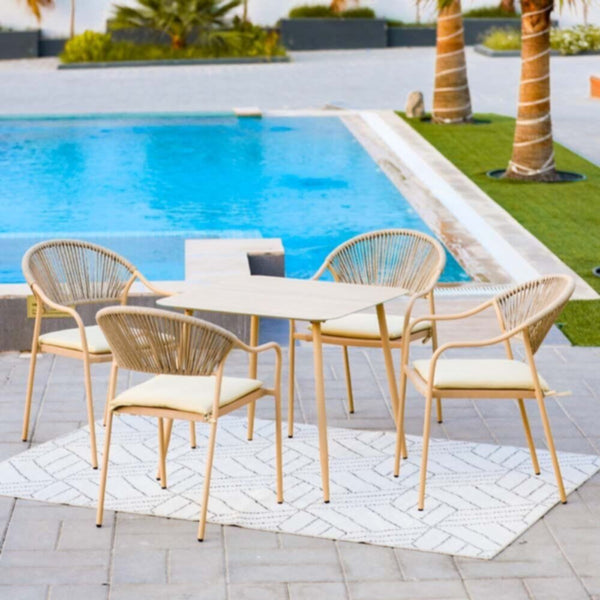 DANUBE | Aliza Dining Set 4+1 | 231202707587