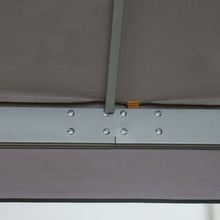 DANUBE | Roma Aluminium Gazebo with Curtains and Mosquito Nets - Grey - 3X4 m | 231202707703