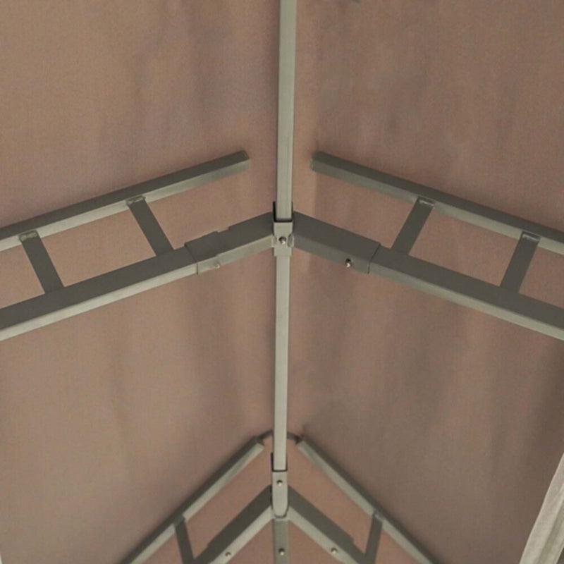 DANUBE | Roma Aluminium Gazebo with Curtains and Mosquito Nets - Grey - 3X4 m | 231202707703