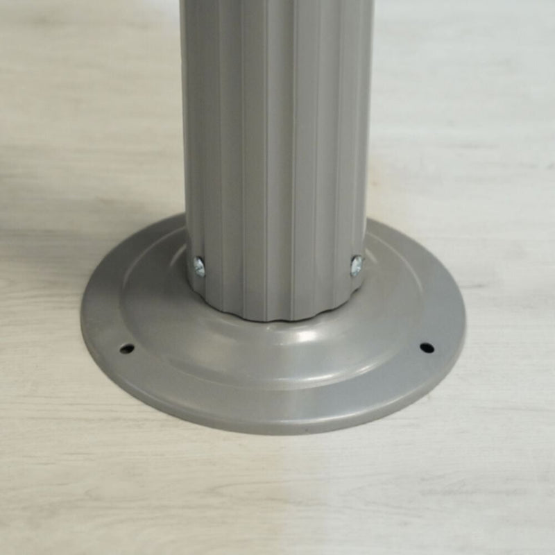 DANUBE | Roma Aluminium Gazebo with Curtains and Mosquito Nets - Grey - 3X4 m | 231202707703