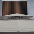 DANUBE | Delight Steel Gazebo with Curtain Grey 2.7x2.7 M | 231202707705