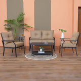DANUBE | Amy 4 Seater Outdoor Sofa Set Beige | 231202707712