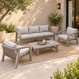 DANUBE | Manchester Hills 5-Seater Sofa Set - Beige | 231202707727