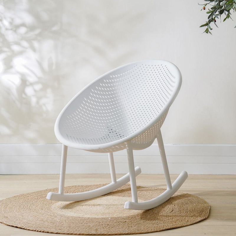 DANUBE | Rayan Outdoor Rocking Chair White | 231202708353